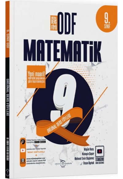 ORİJİNAL 09.SINIF MATEMATİK...