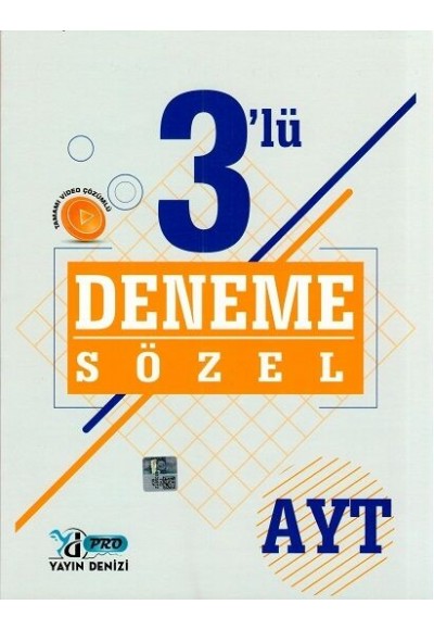 YKS AYT PRO DENEME 3 LÜ SÖZEL