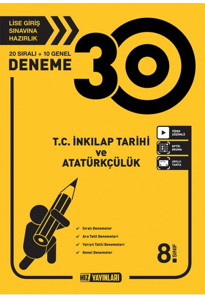 Hız Yayınları 8. Sınıf T.C...
