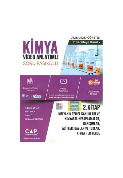 Çap Yayınları Kimya 2....