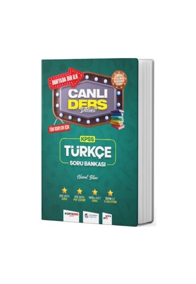 KPSS CANLI DERS S.B. TÜRKÇE -