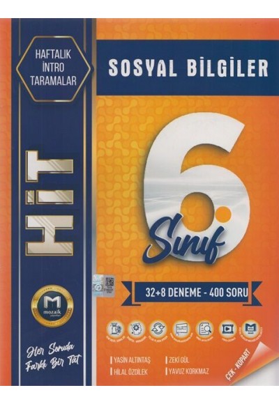 6.SINIF MOZAİK HİT 40 LI...